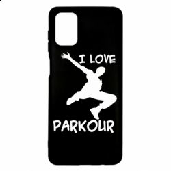 Чехол для Samsung M51 I love parkour - PrintSalon