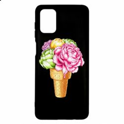 Чехол для Samsung M51 Ice cream flowers - PrintSalon