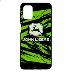 Чохол для Samsung M51 John Deere and green background - PrintSalon