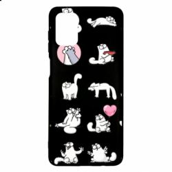Чохол для Samsung M51 Кот Саймона емоції-PrintSalon Чохол для Samsung M51 Кот Саймона емоції