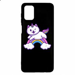 Чехол для Samsung M51 Котик-единорог