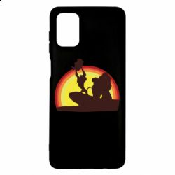 Чохол для Samsung M51 Lion king silhouette - PrintSalon