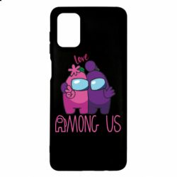 Чехол для Samsung M51 Love is Among Us - PrintSalon