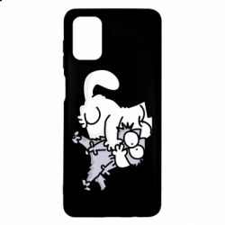 Чохол для Samsung M51 Любов котів-PrintSalon Чохол для Samsung M51 Любов котів