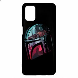 Чехол для Samsung M51 Mandalorian Helmet profil - PrintSalon