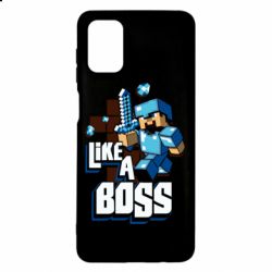 Чехол для Samsung M51 Minecraft Like a Boss - PrintSalon