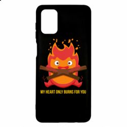 Чехол для Samsung M51 MY HEART ONLY  BURNS FOR YOU - PrintSalon