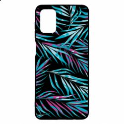 Чохол для Samsung M51 Neon Palm Leaves - PrintSalon