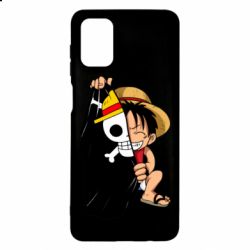 Чехол для Samsung M51 One piece chibi Luffy - PrintSalon