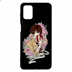 Чохол для Samsung M51 Osamu Dazai in flowers-PrintSalon Чохол для Samsung M51 Osamu Dazai in flowers