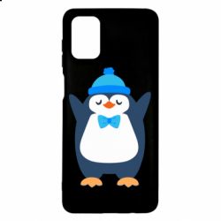 Чехол для Samsung M51 Penguin in a hat - PrintSalon
