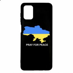 Чехол для Samsung M51 Pray for peace - PrintSalon