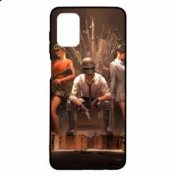 Чехол для Samsung M51 Pubg on the throne - PrintSalon