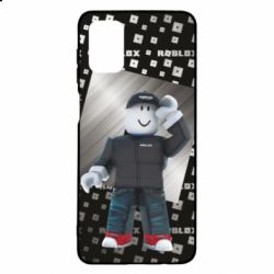 Чохол для Samsung M51 Roblox And Metal Logo - PrintSalon
