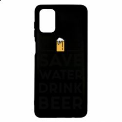 Чехол для Samsung M51 Save water Drink beer - PrintSalon