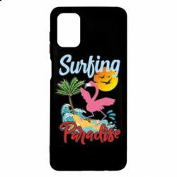 Чехол для Samsung M51 Surfing Paradise Flamingo - PrintSalon