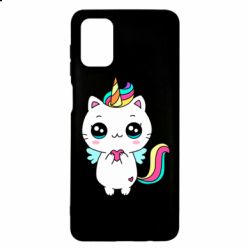 Чехол для Samsung M51 The cat is unicorn - PrintSalon
