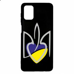 Чехол для Samsung M51 Ukrainian heart - PrintSalon