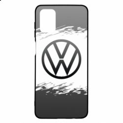 Чохол для Samsung M51 Volkswagen logo and grunge - PrintSalon