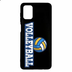 Чехол для Samsung M51 Volleyball text and ball - PrintSalon