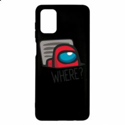 Чехол для Samsung M51 Where? ( Among Us ) - PrintSalon