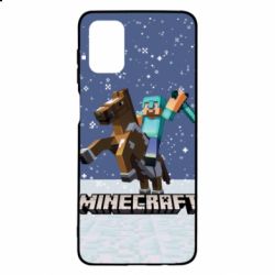 Чохол для Samsung M51 Зимовий Майнкрафт - PrintSalon