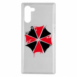 Чохол для Samsung Note 10 Амбрела арт бризки - PrintSalon