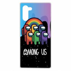 Чехол для Samsung Note 10 Among Us art paints - PrintSalon