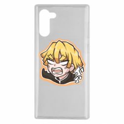 Чехол для Samsung Note 10 Angry Zenitsu Agatsuma - PrintSalon