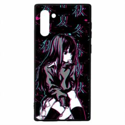 Чохол для Samsung Note 10 Anime Girl Glitch - PrintSalon
