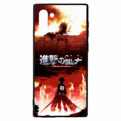 Чехол для Samsung Note 10 Attack of the Titans - PrintSalon