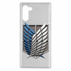 Чехол для Samsung Note 10 Attack Titan Survey Corps Logo 3D - PrintSalon