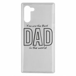 Чохол для Samsung Note 10 Best dad text - PrintSalon
