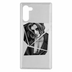 Чехол для Samsung Note 10 Black and white Damiano - PrintSalon