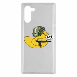 Чехол для Samsung Note 10 Боевая утка - PrintSalon