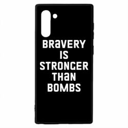 Чехол для Samsung Note 10 Bravery is stronger - PrintSalon