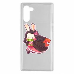 Чехол для Samsung Note 10 Chibi Bunny Kamado Nezuko - PrintSalon