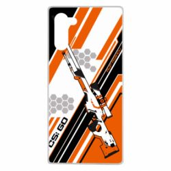 Чохол для Samsung Note 10 CS: GO AWP Asiimov Skin - PrintSalon