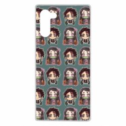 Чехол для Samsung Note 10 Cute Tanjiro with Nezuko - PrintSalon