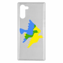 Чехол для Samsung Note 10 Dove flag of Ukraine - PrintSalon