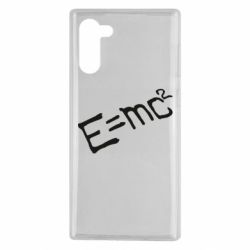 Чехол для Samsung Note 10 E=mc2 - PrintSalon