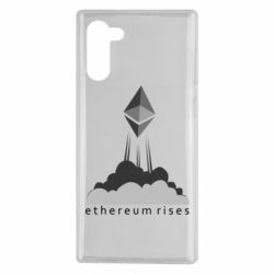 Чехол для Samsung Note 10 Ethereum Rises - PrintSalon