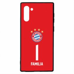 Чехол для Samsung Note 10 FC Bayern. Твоя фамилия, номер (англ.)