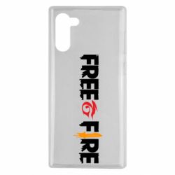 Чохол для Samsung Note 10 Free fire and logo Garena - PrintSalon