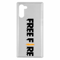 Чохол для Samsung Note 10 Free Fire logo - PrintSalon
