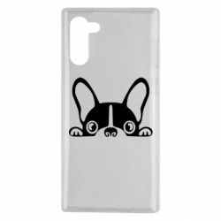 Чехол для Samsung Note 10 French Bulldog Puppy - PrintSalon