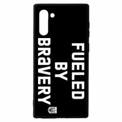 Чехол для Samsung Note 10 Fueled by bravery - PrintSalon