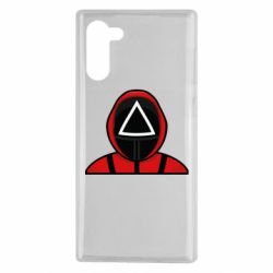 Чехол для Samsung Note 10 Игра в кальмара Soldier - PrintSalon