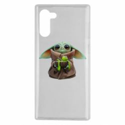 Чехол для Samsung Note 10 Grogu and Kermit - PrintSalon
