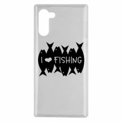 Чохол для Samsung Note 10 I Love Fishing - PrintSalon